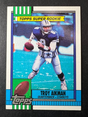 #ad 1990 Topps Troy Aikman #482 50% off 5 or more under $5 $3.00