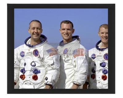 APOLLO 9 ASTRONAUTS MCDIVITT SCOTT SCHWEICKART 1969 8X10 FRAMED PHOTO