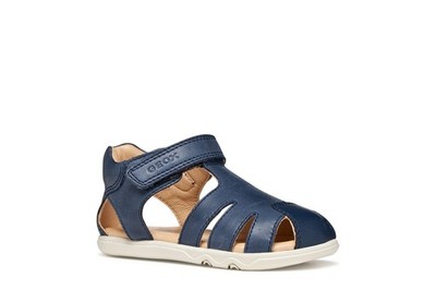 GEOX B SANDAL STEPPIEUP B Lauflernschuh, Babyschuh mit Klettverschluss,  Gr. 22