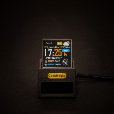 Desktop Wetterstation Uhr mit Lagerpreisanzeige und 16MB Speicher