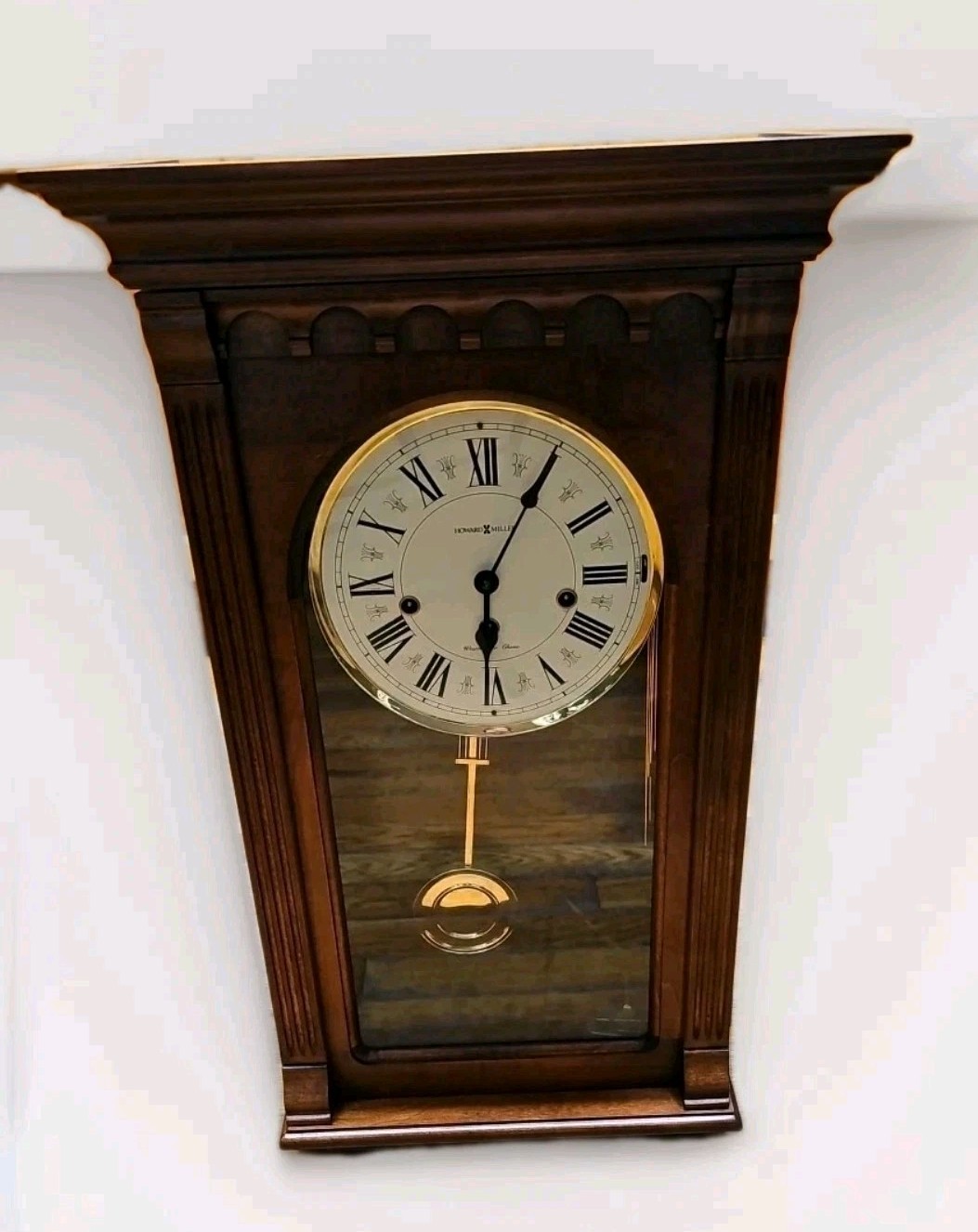 Howard Miller Alcott Westminster Wall Grandfather Clock 613-229 - Vintage