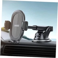  Suction Cup Phone Holder Matte Black-2nd Upgraded Version