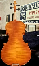 VIOLINS-BANKRUPTCY- NEW ADULT 4/4 FLAMED SOLID CONCERT VIOLIN/FIDDLE-GERMAN