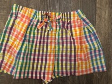 J.  Crew Cuts Pull On Shorts Girls Kids drawstring Casual Stretch size 10