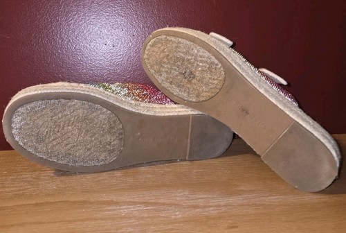 Gianni Bini Damen-Plateausandalen Strass 8,5 mit Regenbogenverzierung - Bild 9 von 9