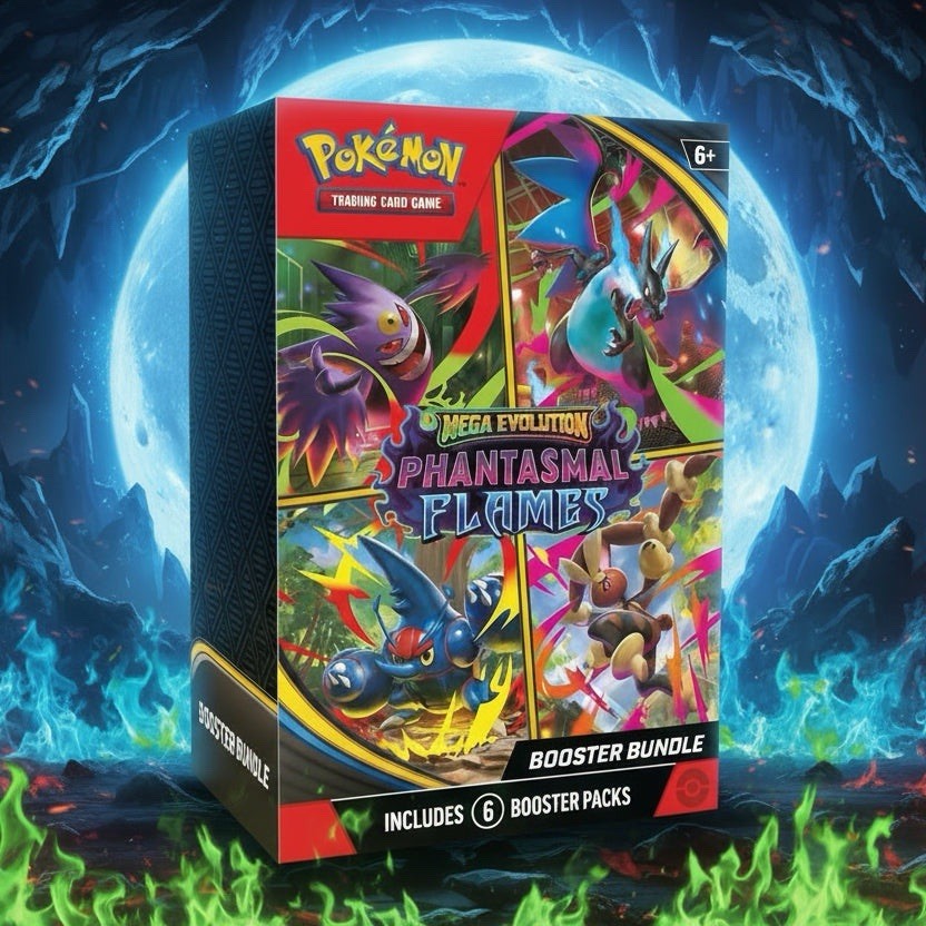 Pokemon TCG: Phantasmal Flames Factory Sealed Booster Bundle Box