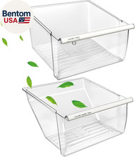  2 Pack Upgraded 2188656 Fridge Crisper Drawer Humidity Control Drawer UPPER 