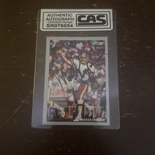 MARK RYPIEN REDSKINS 1993 CERTIFIED GENUINE AUTHENTIC AUTOGRAPHED  CARD CAS COA