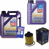 Inspektionskit Filter Liqui Moly ÖL 6L 5W-40 FüR Opel Corsa D Astra J Caravan