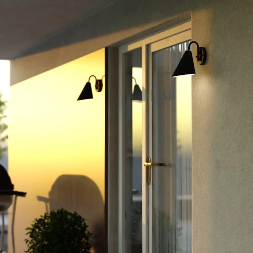 Vaxcel Lighting T0740 Hanson 10" Tall Outdoor Wall Sconce - White - Picture 8 of 12