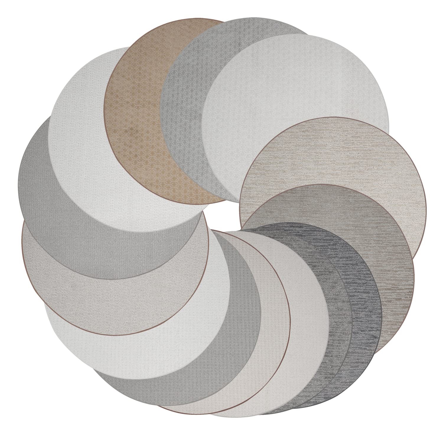 Furnish my Place Abstract Contemporary Striped Pattern Modern, Plush Two Tone...