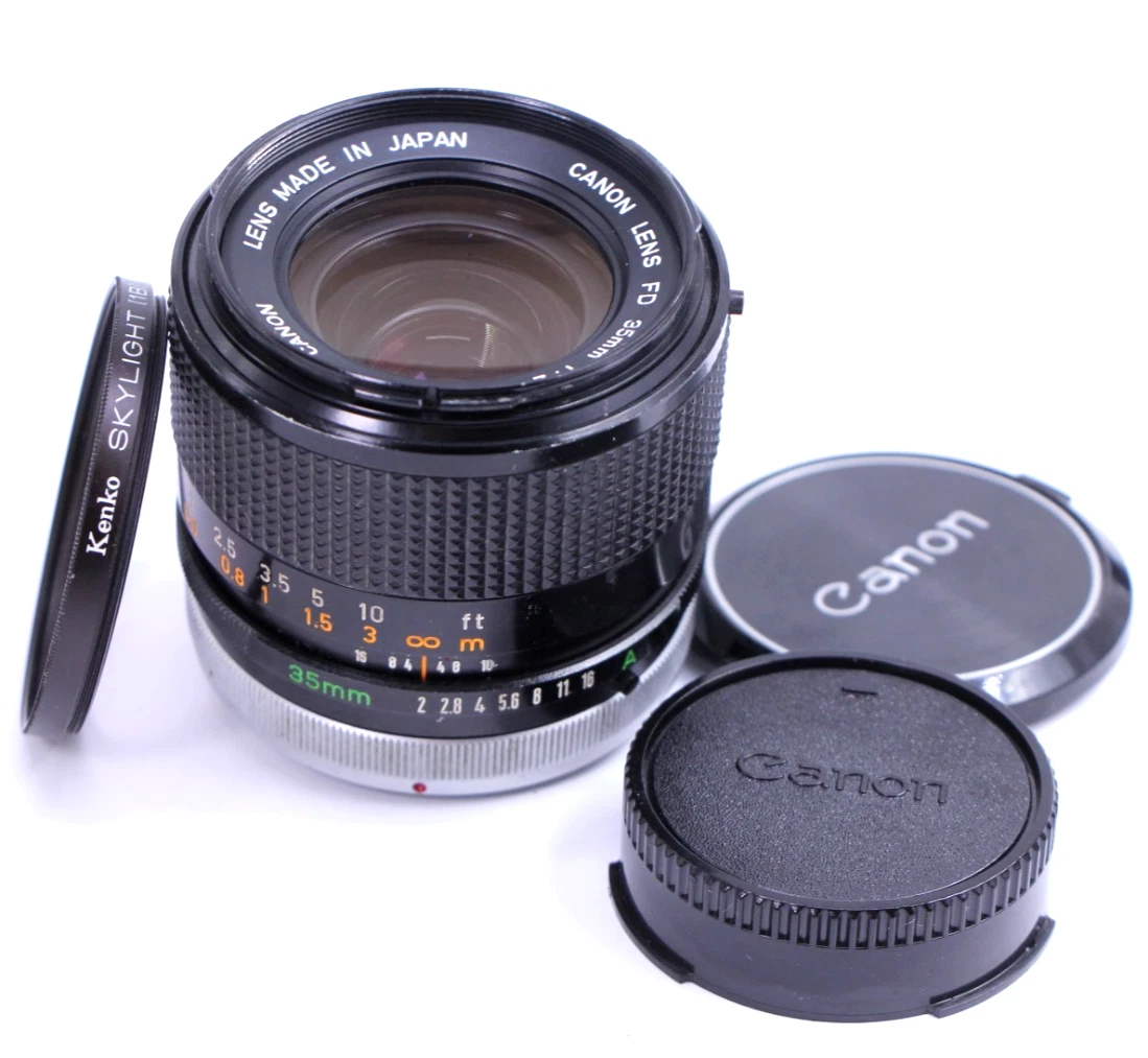 Canon FD 35mm f/2 Camera Lenses for sale | eBay