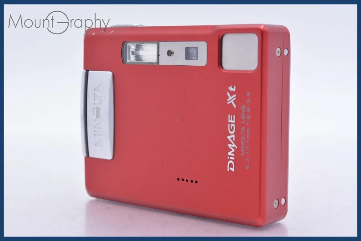 Minolta DiMAGE Xt レッド コンパクトデジタルカメラ ケース付き Konica Minolta DiMAGE Xt Digital Cameras for Sale - Shop New