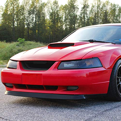 Black Amber Headlights Replacement Compatible with 99-04 Mustang, PMHL-FMUS - Picture 6 of 7