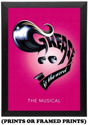 Grease The Musical - Theater Poster - Kunst Wanddruck - A5 A4 A3 #166
