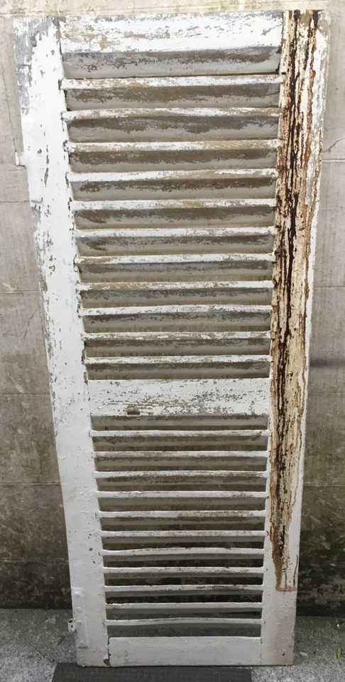 Volet persienne en bois H : 177 cm - l : 65,5 cm -ep : 2,8 cm - Photo 3/3