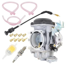 CV 40mm Carburetor Choke Cable Set For Sportster 883 1200 Electra Glide 27490-04