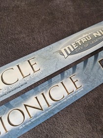 LEGO Bionicle Shelf Tags Metru Nui Retail Display City Of Legends Movie DVD 2003