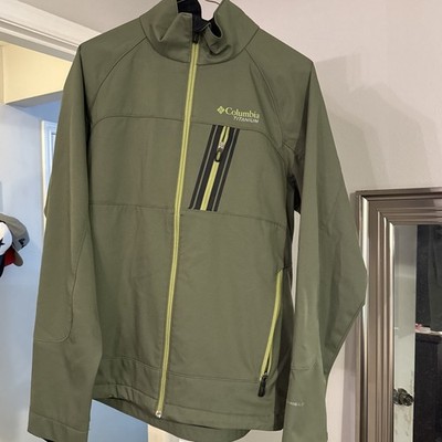 Columbia Titanium Interchange Soft Shell Jacket Full Zip Size Medium