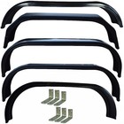 Trailer Twin Axle tandem Mudguards + Mounting Brackets Fenders 10”–16” Wheels