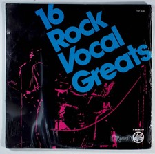 16 Rock Vocal Greats (1976) [SEALED] Vinyl LP • Jimi Hendrix, Jeff Beck
