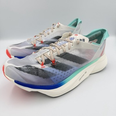 Size M8 / W9 Adidas Adizero Adios Pro 3 Off White Aurora Ink IE6237 Running