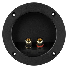 Install Bay TCRBG2 2" Gold Plated Round Binding Post Terminal Cup