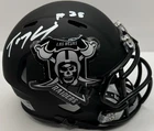 Tommy Eichenberg Signed Autographed Las Vegas Raiders Custom Mini Helmet PSA/DNA