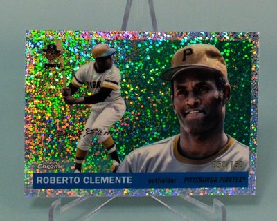 Roberto CLEMENTE 2025 Topps Chrome Platinum Anniversary Speckle Refractor /150