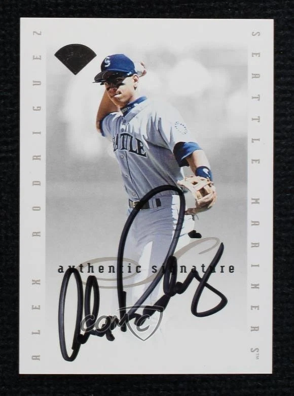 Donruss Alex Rodriguez Autographed Baseball Sports Trading Cards 