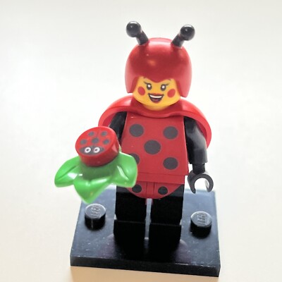LEGO Minifiguren Serie 21 | 71029 | Frau im Marienkäferkostüm Neuwertig + Platte