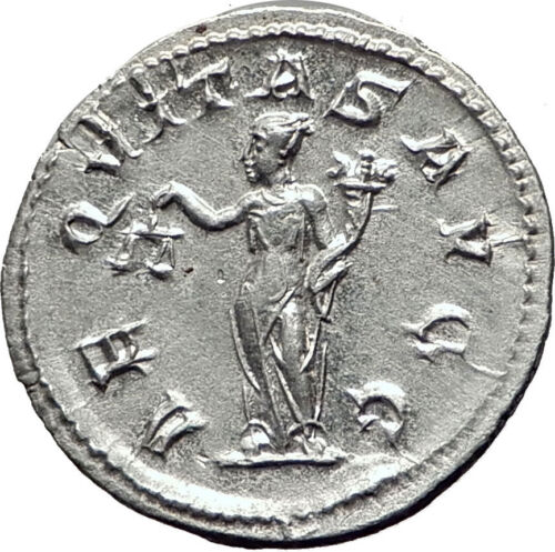PHILIP I the ARAB 246AD Rome Authentic Ancient Silver Greek Coin AEQUITAS i65307 - Picture 1 of 3