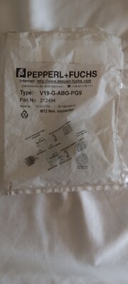 PEPPERL & FUCHS V19-G-ABG-PG9 CONNECTOR part 212494