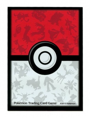 pokeball card sleeves Poké Ball Card Sleeves Japanese Size (Holographic) / Black / 100 Sleeves main image 1