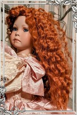 Angelique Porcelain Doll-German Artist Ute Kase-Lepp LE 110/650 (Yr?) No COA/box