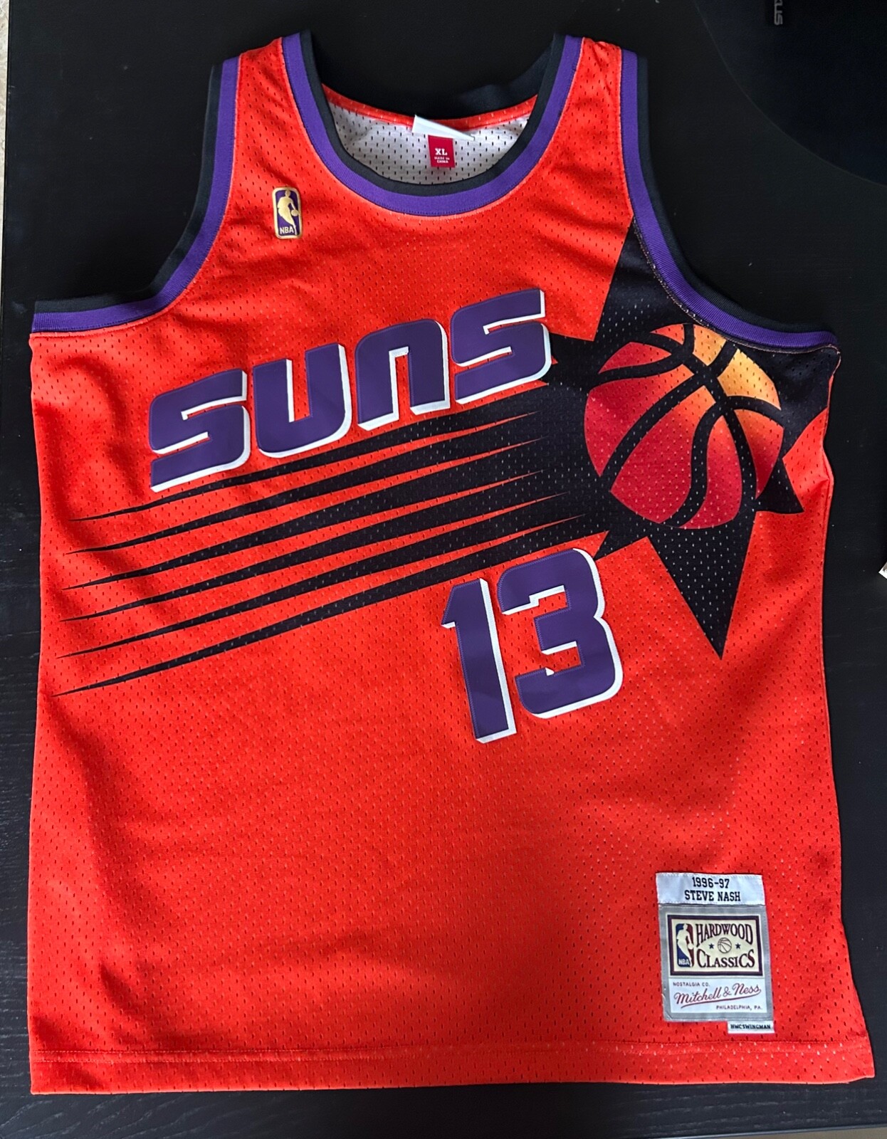 Steve Nash 1996-97 Hardwood Classics Orange Swingman Jersey - Reload 2.0 Edition