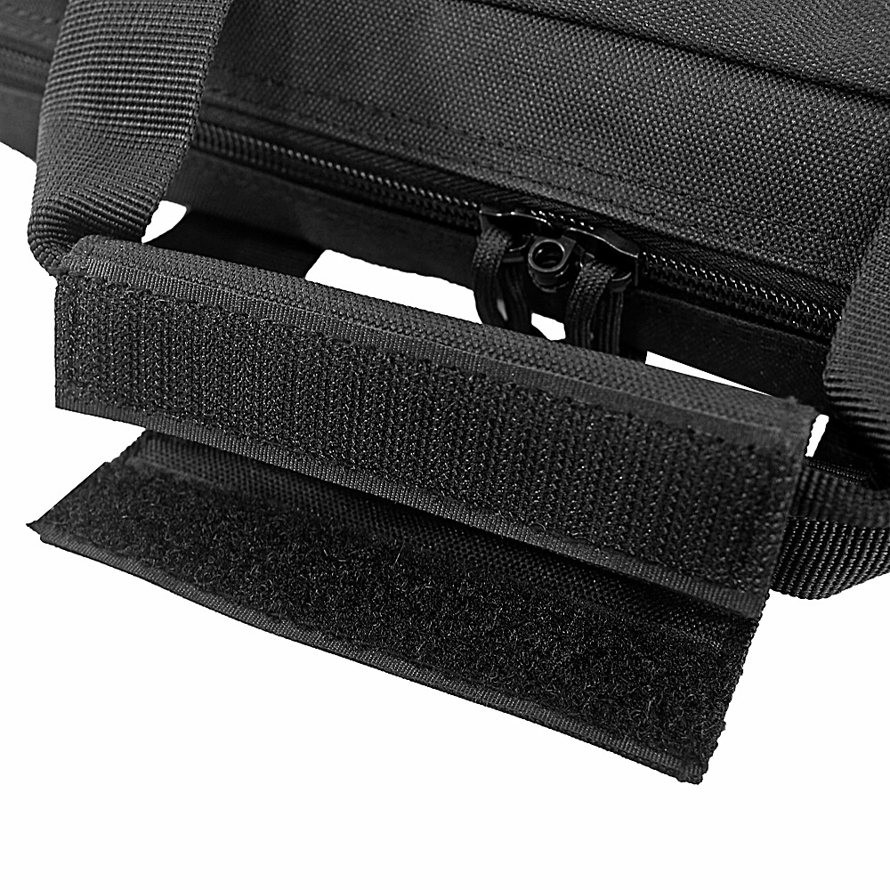 3-Pack Handgun Cases - Soft Pistol Rug Pouches With ID Patches For Range & Storage