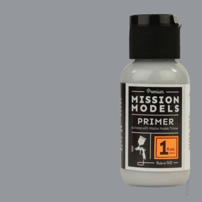 Mission Models graue Grundierung Acryl Airbrush Hobbyfarbe 30ml/1oz