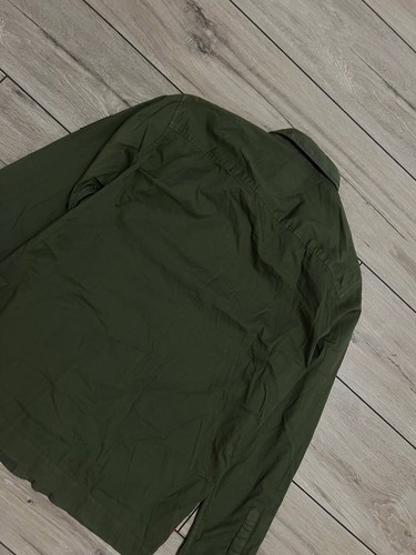 Men Strellson Cargo Military Long Sleeve Shirt Jacket Khaki size M - Picture 2 of 13
