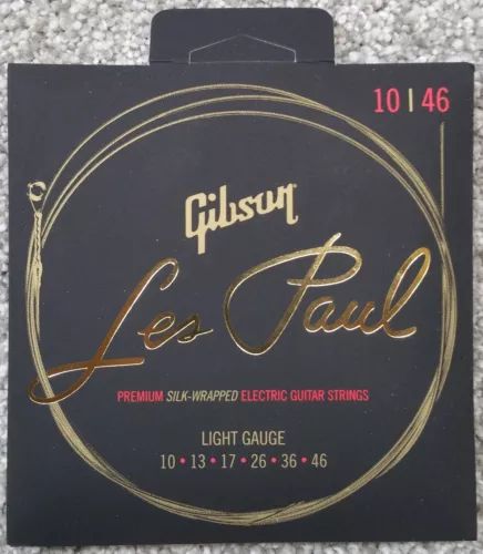 Gibson Les10 Les Paul Premium Electric Guitar Strings, Light, 10-46