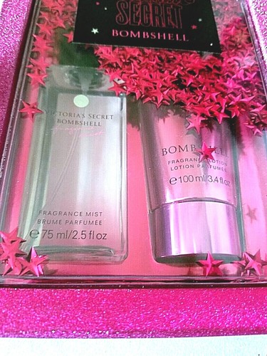 Victorias Secret Bombshell Fragrance Mist and Body Lotion Gift Set in Box - Picture 3 of 9