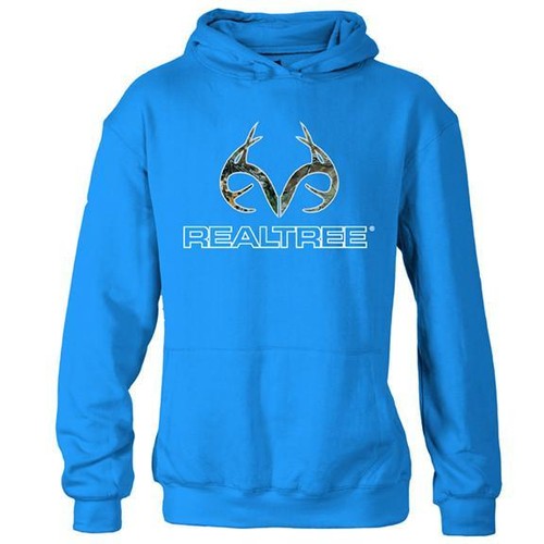 Realtree Camo cornamentas Juventud Sudadera Con Capucha Camuflaje Pequeño  Azul Brillante RTI8004 | eBay