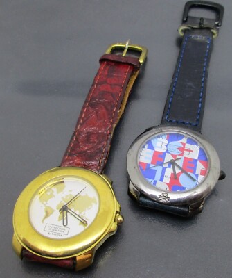 Lot de montres Vintage United Colors Of BENETTON By BULOVA Watch