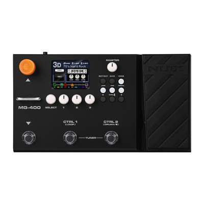 NuX MG-400 Modeling Guitar and Bass Floorboard Processor Effects Pedal