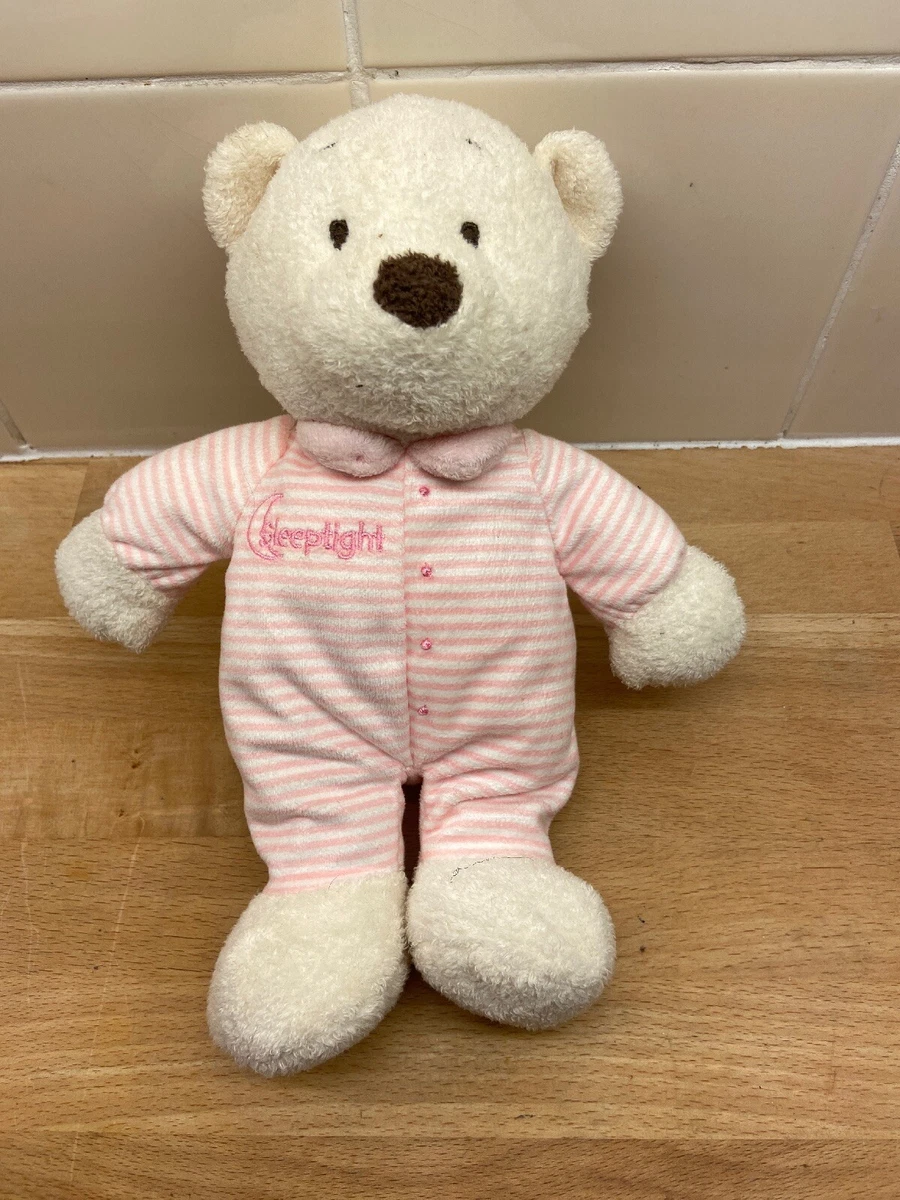 marks and Spencer M S sleeptight bear comforter baby soft toy