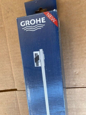 Grohe 40 509 1 Chrome Essentials Cube 22'' Towel Bar (NEW)