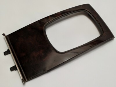 Genuine Audi C5 Center console wood trim. Around shifter. Polished walnut 2UQ