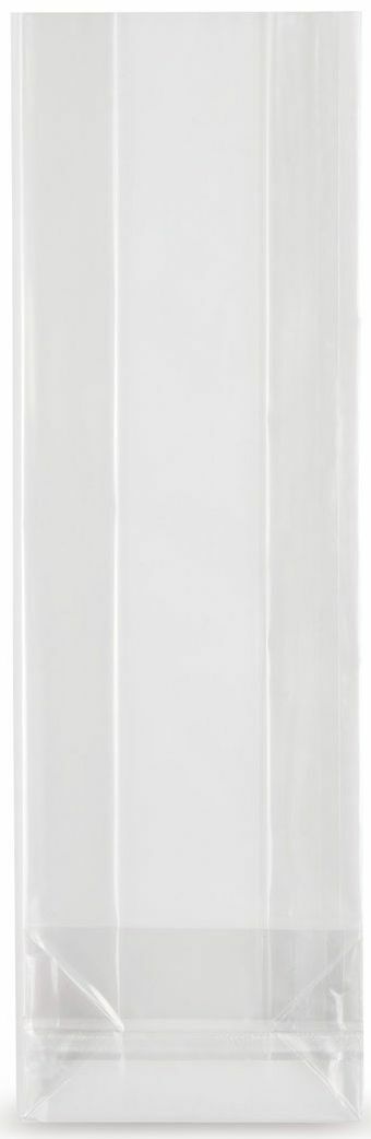 Teetüten- Blockbodenbeutel transparent Gebäck Kekse Pralinen Gewürze Tee