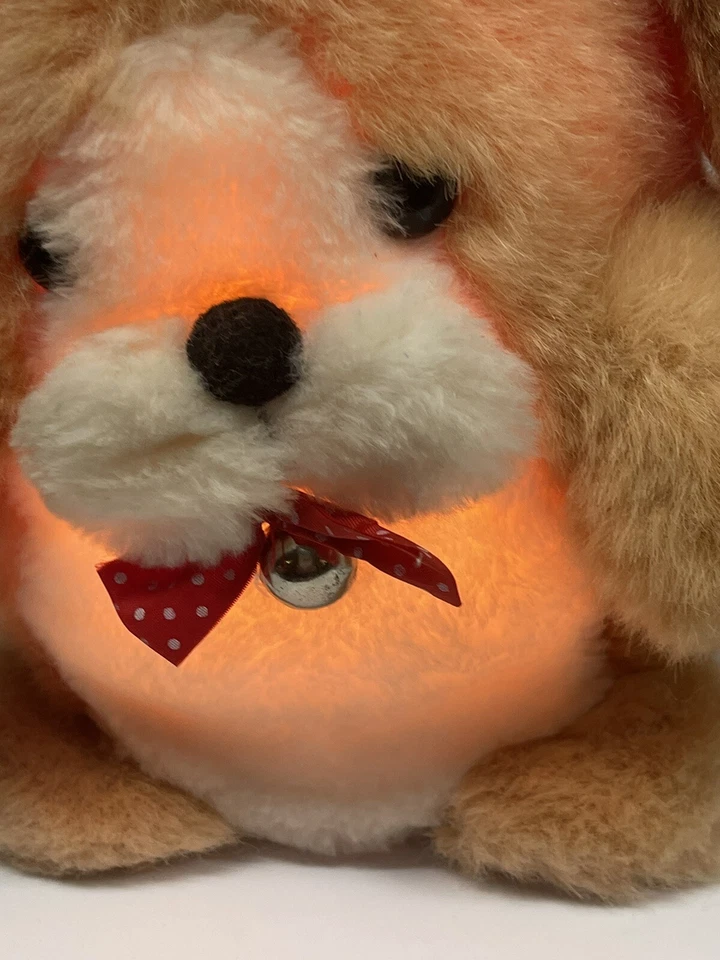 ITI raro de colección. Luz nocturna Goodnite Lite 1983 cachorro perro peluche EE. UU. Foto 3 de 4