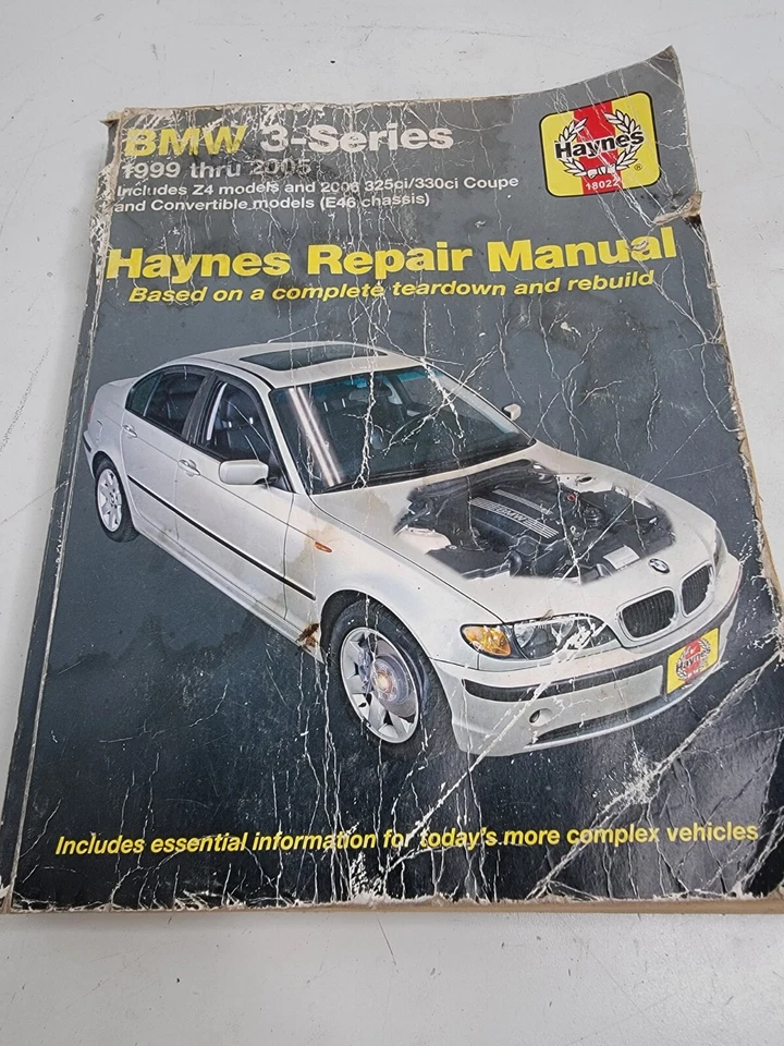 Guía de reparación Haynes BMW Serie 3 1999-2005 Manual de instrucciones de taller de bolsillo Foto 2 de 4